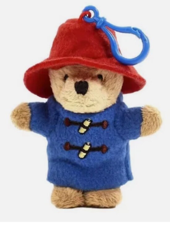 unbranded from Yestore Accessories - New Paddingtons Bear Plush Keychain Red Hat Blue Coat Bag Charm Clip Key Fob Toy